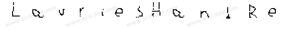 LauriesHand Regular字体转换